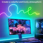RGB LED Neon Rope Lights - 16.4/32.8 ft Flexible App-Controlled Light Strip with Music Sync - Image 10