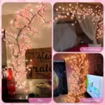 LED Cherry Blossom Wall Vine - Flexible Branch Lights with Remote & 8 Lighting Modes - Image 27