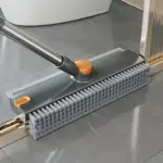 3-in-1 Stiff Bristle Floor Scrubber with Long Handle & Squeegee - Image 11
