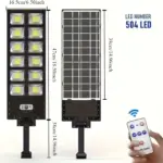 High-Brightness LED Solar Street Light - 8000LM Waterproof Dusk-to-Dawn Road Lamp - Image 17