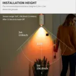 Motion Sensor Night Lights - USB-C Rechargeable Magnetic Wall Lamps with Colorful Neon Modes - Image 3