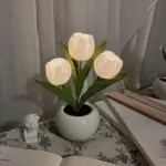LED Tulip Table Lamp with Vase - Adjustable Brightness & Color Modes USB Powered - Image 11