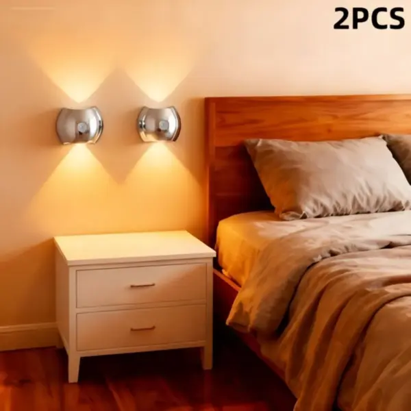 Magnetic Motion Sensor Wall Lights - Luxurious Rechargeable Lamps for Home - Image 2
