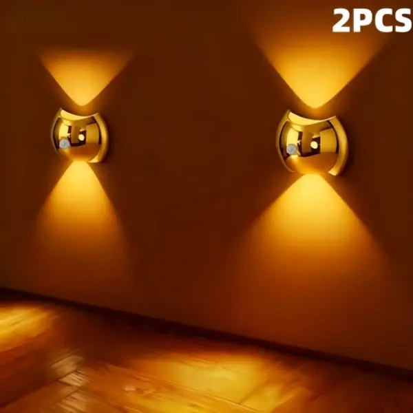 Magnetic Motion Sensor Wall Lights - Luxurious Rechargeable Lamps for Home - Image 22