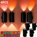 LED Motion Sensor Night Lights - 7-Color Rechargeable Magnetic Lamps - Image 28