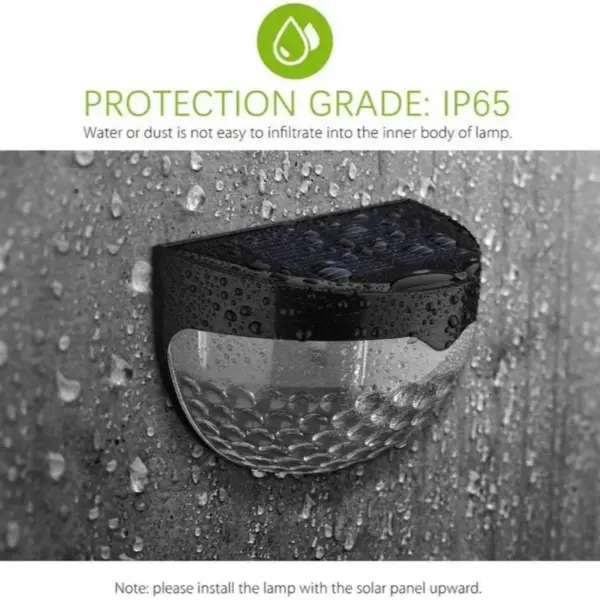 Solar Fence & Wall Lights with Motion Sensor - Rechargeable Multi-Color LED Outdoor Lamp - Image 68