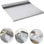 Z-Shaped 304 Stainless Steel Double-Edge Cutting Board - Extra-Large Pastry and Protection Mat - Image 26