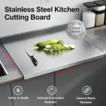 Large 304 Stainless Steel Cutting Board with Sealed Lid - easy to clean Multipurpose Kitchen Board - Image 22