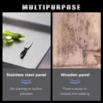 Large 304 Stainless Steel Cutting Board with Sealed Lid - easy to clean Multipurpose Kitchen Board - Image 60