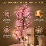 LED Cherry Blossom Wall Vine - Flexible Branch Lights with Remote & 8 Lighting Modes - Image 29