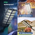 High-Brightness LED Solar Street Light - 8000LM Waterproof Dusk-to-Dawn Road Lamp - Image 26