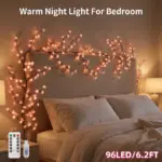 LED Cherry Blossom Wall Vine - Flexible Branch Lights with Remote & 8 Lighting Modes - Image 12