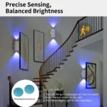 Motion Sensor Night Lights - USB-C Rechargeable Magnetic Wall Lamps with Colorful Neon Modes - Image 5