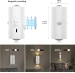 LED Motion Sensor Night Lights - 7-Color Rechargeable Magnetic Lamps - Image 29