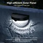 Solar Fence & Wall Lights with Motion Sensor - Rechargeable Multi-Color LED Outdoor Lamp - Image 42