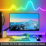 RGB Neon LED Strip Lights - Music Sync Waterproof Flexible DIY Light for Bedroom & Gaming Room - Image 13