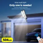 High-Brightness LED Solar Street Light - 8000LM Waterproof Dusk-to-Dawn Road Lamp - Image 8