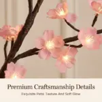 LED Cherry Blossom Wall Vine - Flexible Branch Lights with Remote & 8 Lighting Modes - Image 19