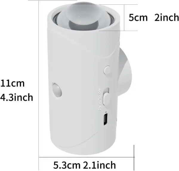 Motion Sensor Night Lights - USB-C Rechargeable Magnetic Wall Lamps with Colorful Neon Modes - Image 18