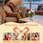 LED Tulip Table Lamp with Vase - Adjustable Brightness & Color Modes USB Powered - Image 8