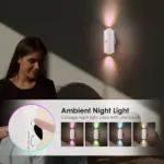 LED Motion Sensor Night Lights - 7-Color Rechargeable Magnetic Lamps - Image 27