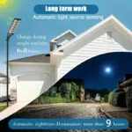 High-Brightness LED Solar Street Light - 8000LM Waterproof Dusk-to-Dawn Road Lamp - Image 14