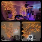 LED Cherry Blossom Wall Vine - Flexible Branch Lights with Remote & 8 Lighting Modes - Image 21