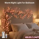 LED Cherry Blossom Wall Vine - Flexible Branch Lights with Remote & 8 Lighting Modes - Image 2