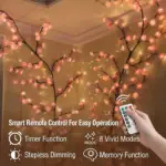 LED Cherry Blossom Wall Vine - Flexible Branch Lights with Remote & 8 Lighting Modes - Image 13