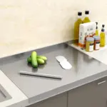 Z-Shaped 304 Stainless Steel Double-Edge Cutting Board - Extra-Large Pastry and Protection Mat - Image 4
