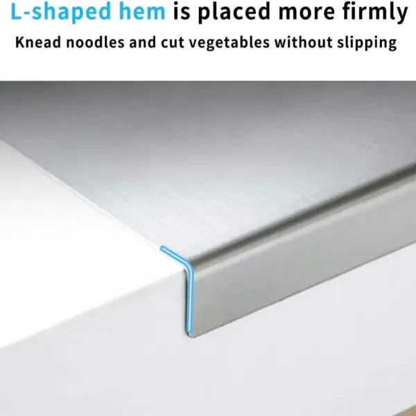 Large 304 Stainless Steel Cutting Board with Sealed Lid - easy to clean Multipurpose Kitchen Board - Image 39