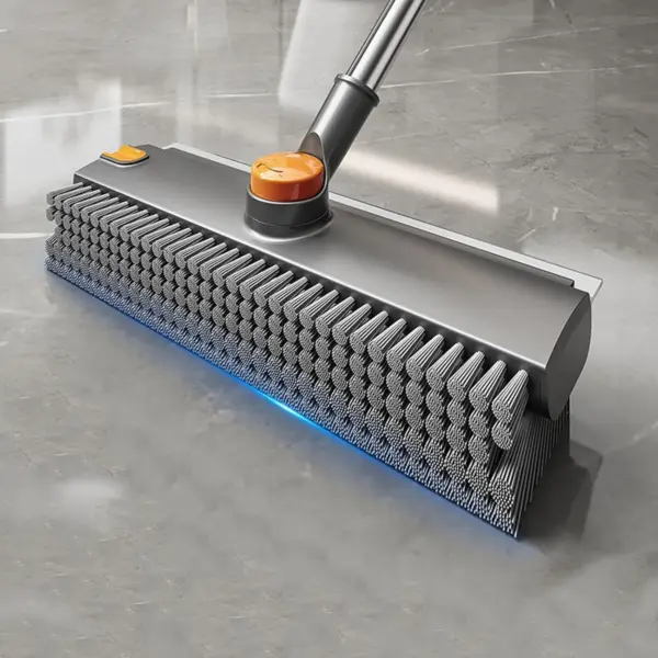 3-in-1 Stiff Bristle Floor Scrubber with Long Handle & Squeegee - Image 9