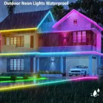 RGB LED Neon Rope Lights - 16.4/32.8 ft Flexible App-Controlled Light Strip with Music Sync - Image 6