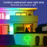 RGB LED Neon Rope Lights - 16.4/32.8 ft Flexible App-Controlled Light Strip with Music Sync - Image 11