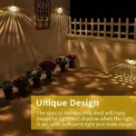 Solar Fence & Wall Lights with Motion Sensor - Rechargeable Multi-Color LED Outdoor Lamp - Image 32