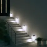Solar Fence & Wall Lights with Motion Sensor - Rechargeable Multi-Color LED Outdoor Lamp - Image 41