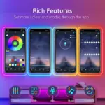 RGB LED Neon Rope Lights - 16.4/32.8 ft Flexible App-Controlled Light Strip with Music Sync - Image 19