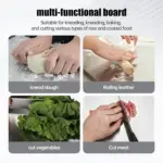 Z-Shaped 304 Stainless Steel Double-Edge Cutting Board - Extra-Large Pastry and Protection Mat - Image 20
