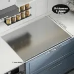 XXL Stainless Steel Double-Sided Cutting & Baking Tray - Versatile Kitchen Board & Serving Platter - Image 15