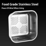 Extra-Large Stainless Steel Food Storage Containers with Blue Lids - Airtight & Leak-Proof - Image 60
