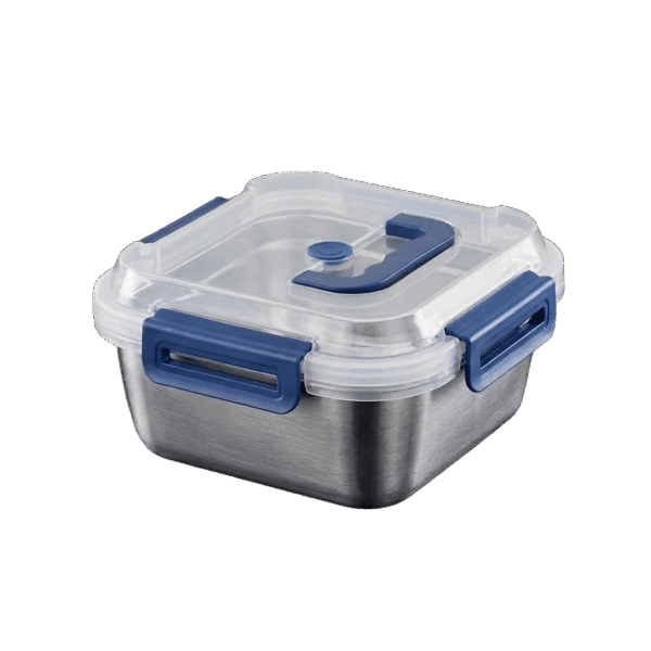 Extra-Large Stainless Steel Food Storage Containers with Blue Lids - Airtight & Leak-Proof - Image 57