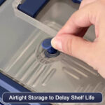 Extra-Large Stainless Steel Food Storage Containers with Blue Lids - Airtight & Leak-Proof - Image 65
