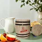 1-Piece Mini Wood Canister - Airtight Solid Wood Storage Jar - Image 6