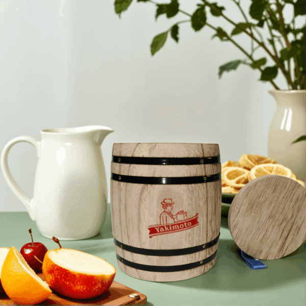 1-Piece Mini Wood Canister - Airtight Solid Wood Storage Jar - Image 6