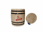 1-Piece Mini Wood Canister - Airtight Solid Wood Storage Jar - Image 3