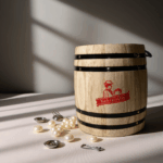 1-Piece Mini Wood Canister - Airtight Solid Wood Storage Jar - Image 11