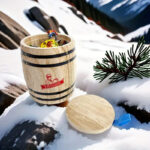 1-Piece Mini Wood Canister - Airtight Solid Wood Storage Jar - Image 9