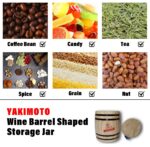 2-Pack Mini Wood Canisters Set - Airtight Solid Wood Storage Jars - Image 5
