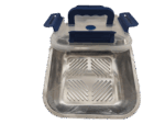 Extra-Large Stainless Steel Food Storage Containers with Blue Lids - Airtight & Leak-Proof - Image 43