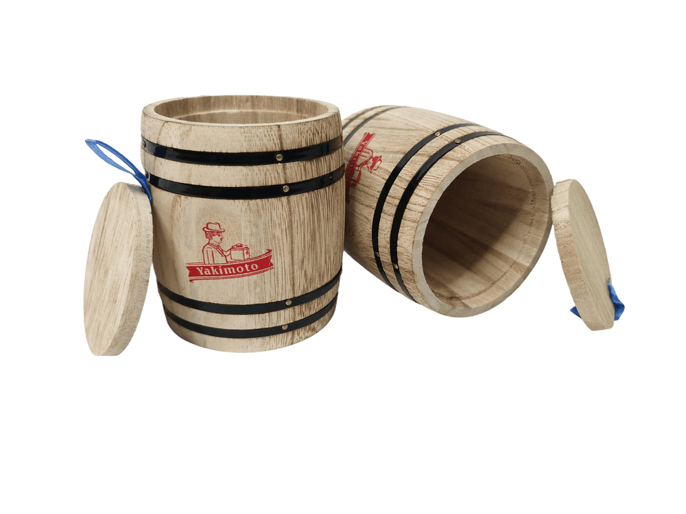 dgd1 NtvybEOpmocP yakimoto 2 pack mini wood canisters set small solid wood airtight storage jars for kitchen countertop organi